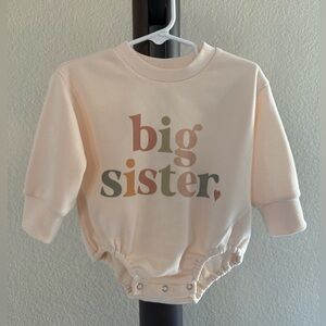 Big Sister Baby Onesie